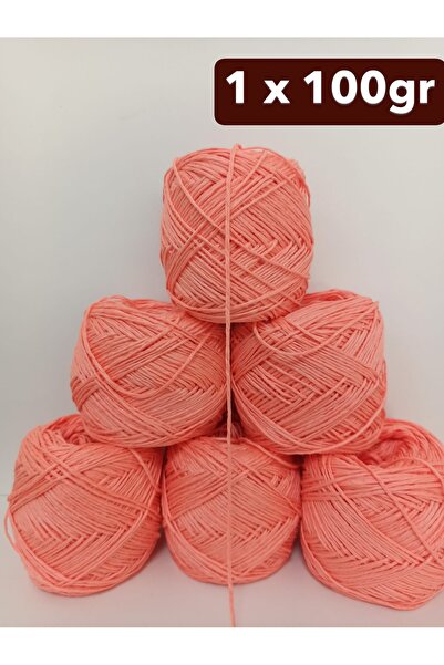 İPEK YÜN İPLİK DÜNYASI Bambu Koton Örgü İpi (Yavruağzı) 100gr