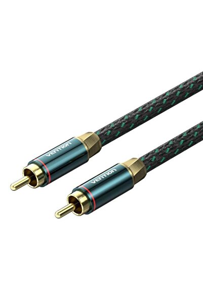 Vention Cablu audio, RCA tată la RCA tată, 2m, placat cu aur, verde