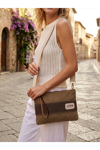 Q CLUTCH AÇIK KAHVE & KOYU KAHVE