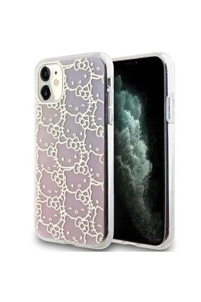 Hello Kitty Husă IML Gradient Electrop cu cap de pisicuță pentru iPhone 11, X...