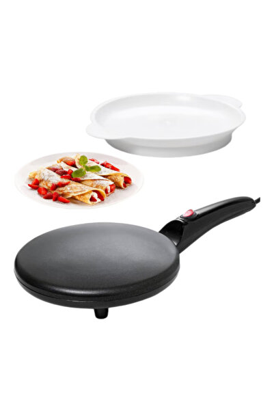 Tim Tigaie Electrică pentru Clătite Fără Ulei – 600W, Alimentare 110V–220V, D...