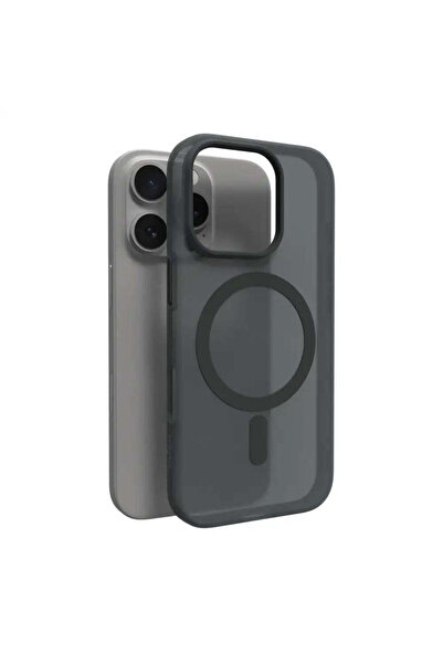 Puro Husă de silicon Daylight MagSafe pentru iPhone 16 - negru