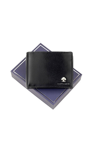 LUXURY Portofel bărbătesc spațios din piele cu protecție RFID