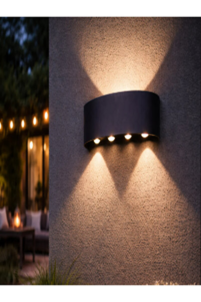 Cata CT-8013 Kapri Led Aplis Dış Mekan Duvar Armatürü Amber Işık CT-8013