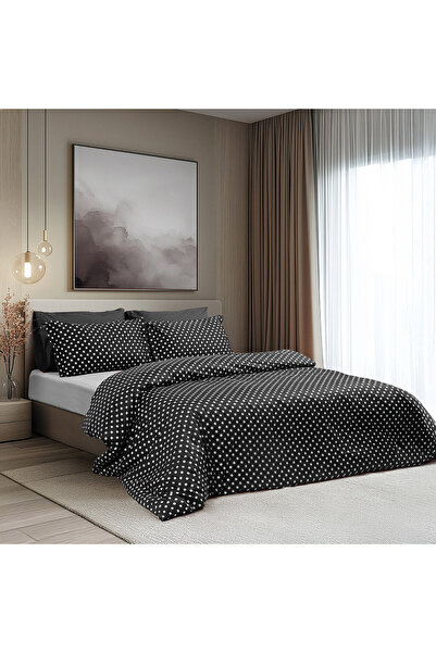 Beauty Home Σετ πάπλωμα μονό Art 10101 Fancy 160x230 Μαύρο