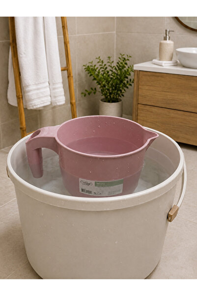 HOBBY LİFE Yuvarlak Şeffaf Maşrapa 1,5 L - Pembe