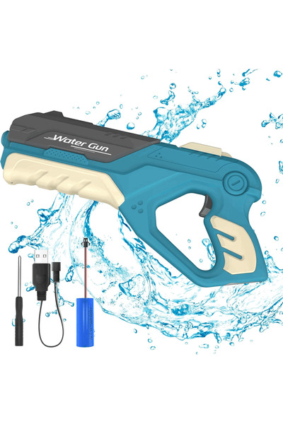 OEM Pistol de apa electric, Auskang, 200ml, raza 8-10 m, alb/albastru, PU47
