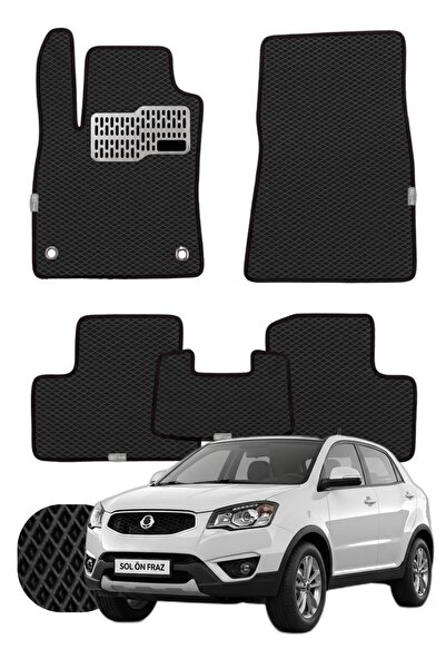 UNAL MAT Ssangyong Korando Sports 2012-2018 Özelleştirilebilir Tam Set Premiu...