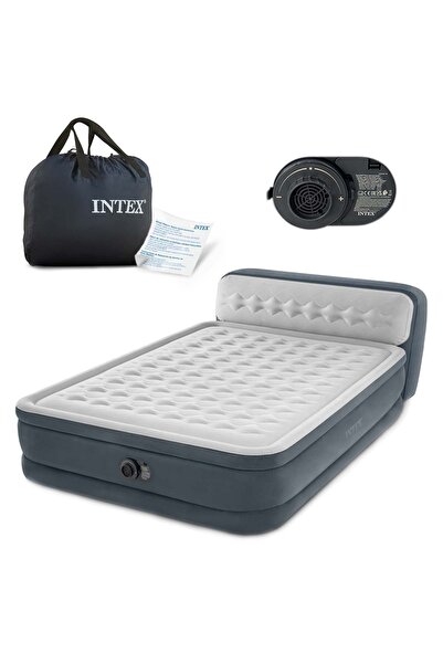 Intex Saltea gonflabilă 236x152x46 cm cu pompă electrică încorporată 64448