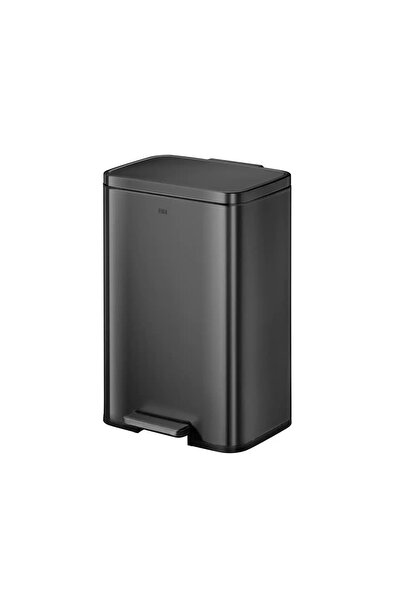 EKO Coș de gunoi cu pedală, EKO, Madison, 50 litri, negru mat