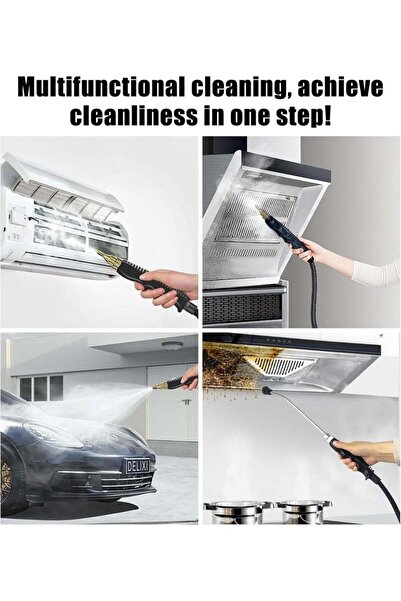 YoYoTech 105°C Pressurized Steam Cleaner – 2500W High-Temperature & 3BAR Pressure, 1200ML Water Tank, 6 Adjustable Gears