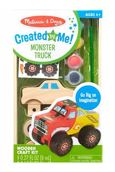 Melissa & Doug إبداعي من صنعِي! طقم شاحنة خشبية