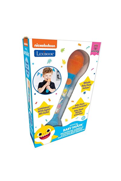 Baby Shark Microfon Lexibook cu efecte sonore si luminoase,