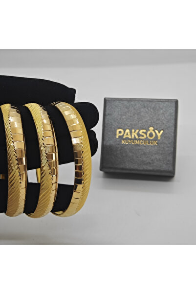 paksoy kuyumculuk 22 Ayar Altın Bilezik Yılan Derisi 10.14gr - BZ01504
