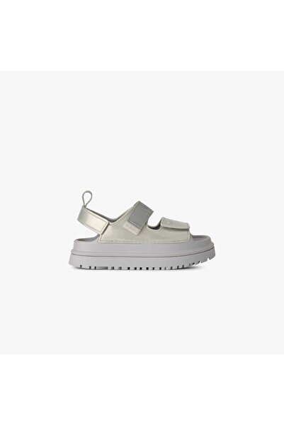 UGG Goldenglow Glossy Sparkles Çocuk Gri Sandalet Juststep