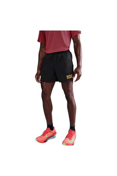 Nike Мъжки Dri-FIT 5-инчови шорти за бягане - Черен - S