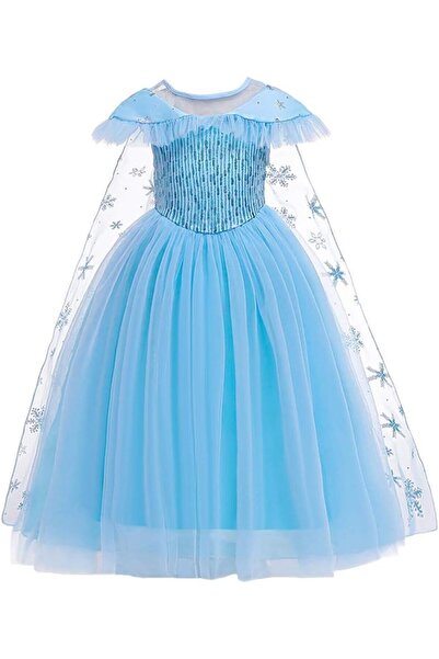 OEM Costum de Prințesă la Bal Rochie Elegantă Poveste Înghețată Albastru Ghea...