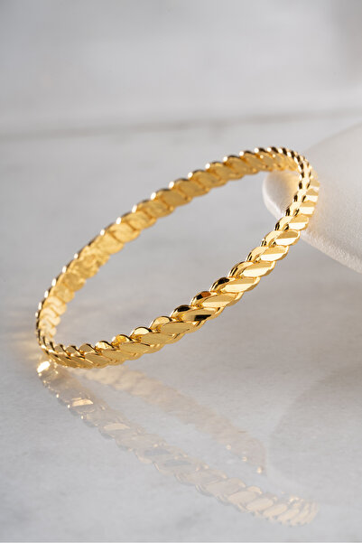 beonejewelry 925 Ayar Gümüş Burgu Bilezik