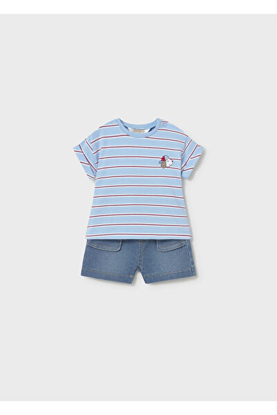 MAYORAL Baby Boy Striped T-Shirt Shorts Set 1284