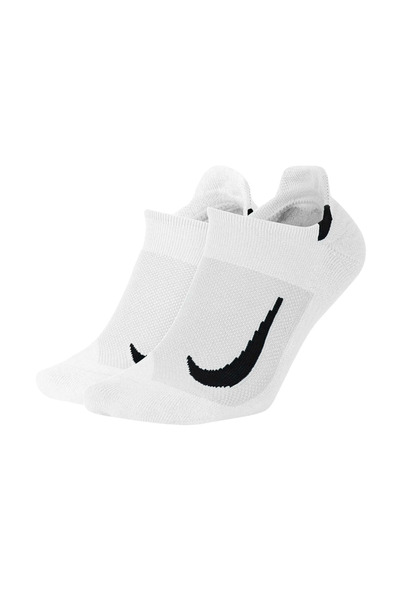 Nike Set de 2 perechi de șosete de alergare Multiplier - Alb - L