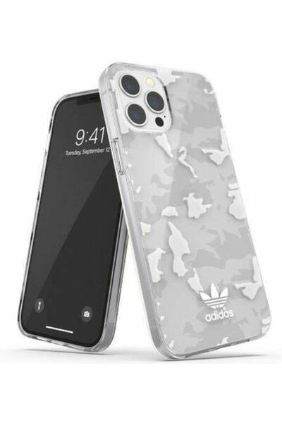 adidas SnapCase Κάλυμμα Πλάτης Καμουφλάζ Σιλικόνης Διαφανές / Λευκό (iPhone 1...