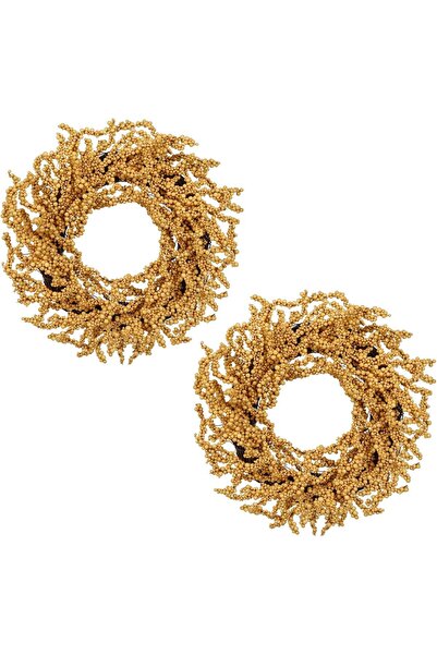 OEM Ghirlande decorative de Crăciun cu afine Set 2 bucăți portocalii