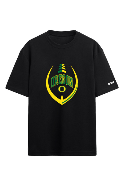 BA Sportswear تي شيرت أوريجون دوكس NCAA للكرة الأمريكية الجامعية باللون الأسو...