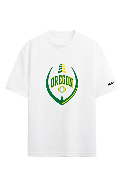 BA Sportswear تي شيرت أوريجون دوكس NCAA للكرة الأمريكية الجامعية باللون الأبي...