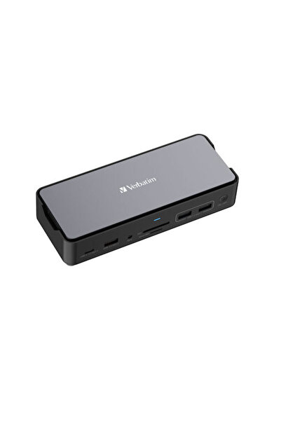 Verbatim CDS-15S USB-C Σταθμός Σύνδεσης με HDMI 4K, PD, Ethernet και Υποστήρι...