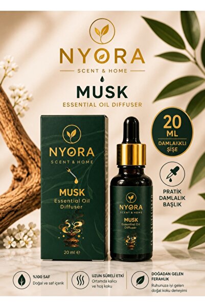 LEKUREN 20 ml Damlalıklı Difizör ve Buhurdanlık Esansiyel Yağı