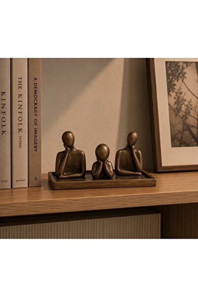 Handmade 1 Adet 3'lü figür biblo modern ev dekorasyon salon orta sehpa dekora...