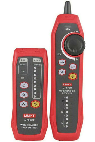 Unit Uni-T UT683KIT Ελεγκτής Καλωδίων Δικτύου RJ11 RJ45