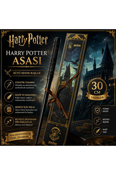 GIFT Büyü Seninle Başlar! 30 cm Harry Potter Temalı Koleksiyonluk Asa