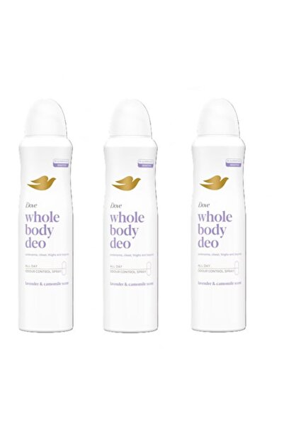Dove Set 3 antiperspirante Deodorant pentru întregul corp, 3 x 150ml