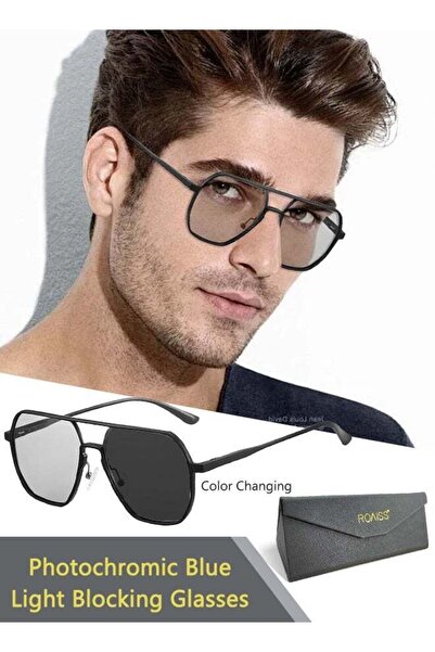 ROAISS Men's Polarized Square Sunglasses UV400 Protection Sun Glasses Aluminu...