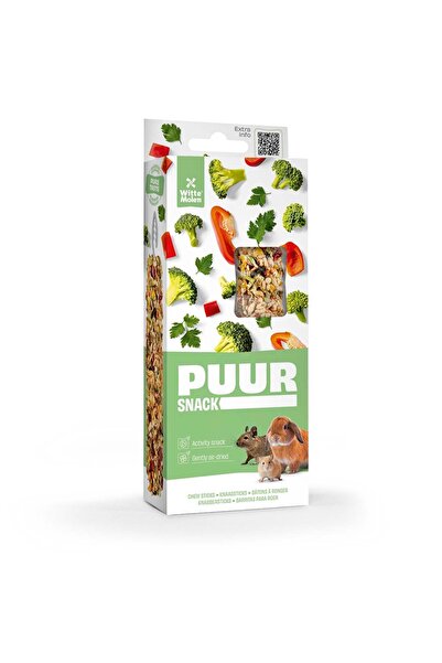 Witte Molen Puur Baton Pentru Rozatoare, cu Broccoli,Ardei,2Buc,90G
