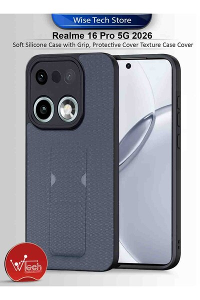 Wtech Realme 16 Pro 5G 2026 Soft Silicone Case with Grip, Protective Cover Te...