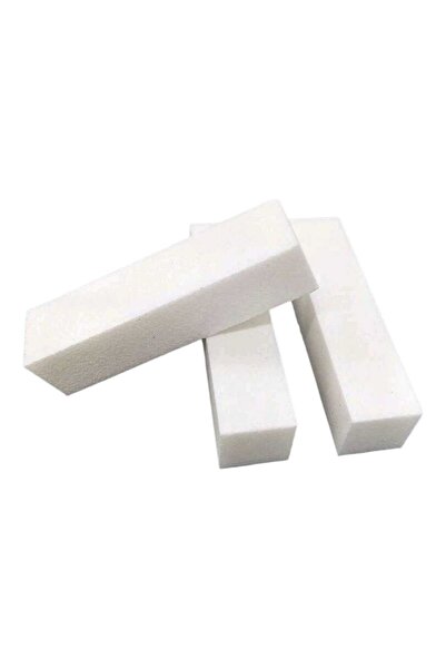 OEM Pile pentru slefuit unghii, moi, pentru luciu, albe, set 3 buc