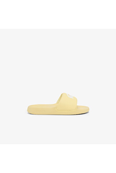 Lacoste Serve Slide 1.0 Kadın Sarı Terlik