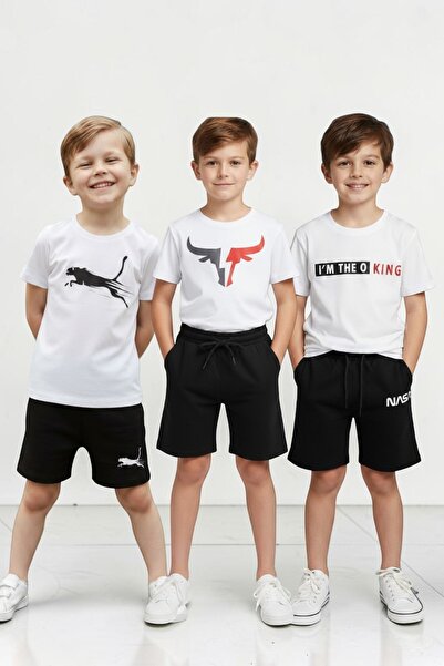 han elegant 3-Piece Premium Capri T-Shirt Kids Set