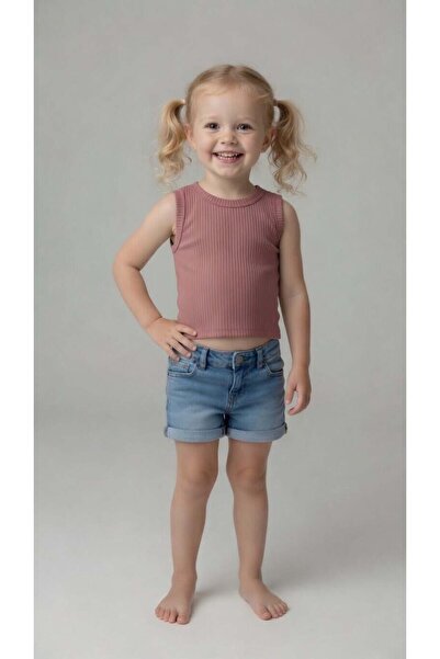 Woorage Girl's Camisole Crop Top Wrg-4739