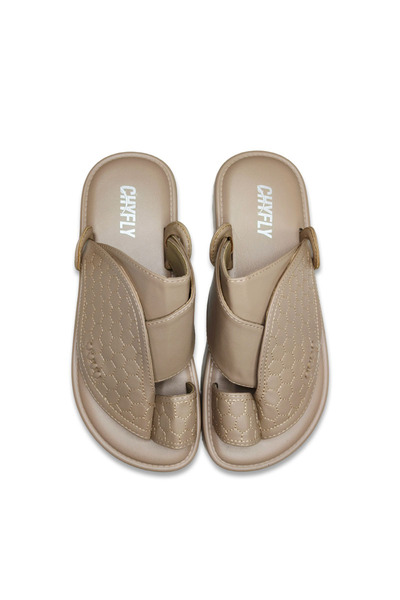 Khayrat Slipper شباشب جلدية رجالية مطرزة بتصميم إيطالي فريد من نوعه، أحذية سع...