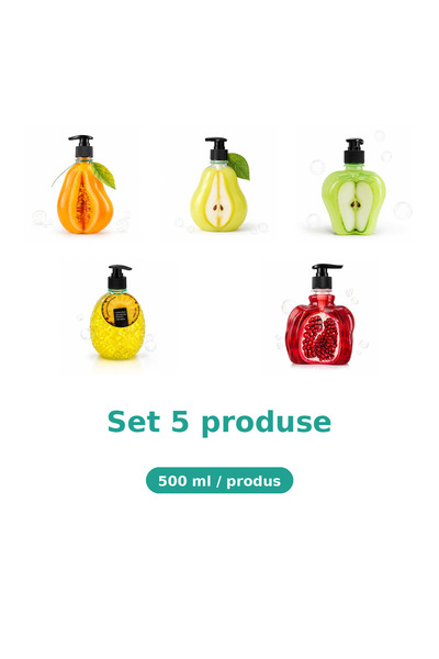 Tasty Set 5 Produse Tasty, Mix Pepene Galben, Pere, Mar Piele Sensibila, Anan...