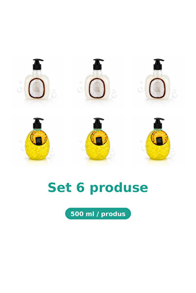 Tasty Set 6 Produse Tasty, Mix 3x Cocos, 3x Ananas