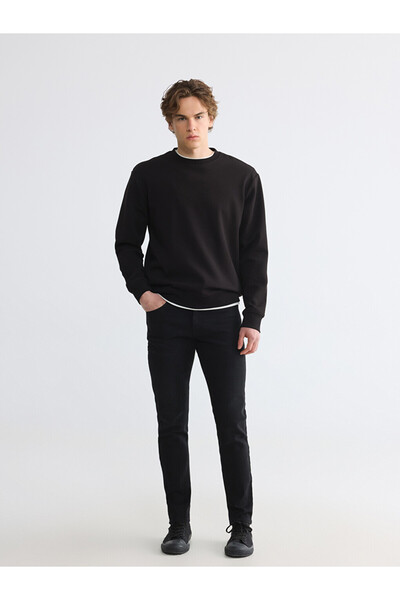 LC Waikiki New Season Lcw Jeans Black 750 Slim Fit Men's Jean Trousers
