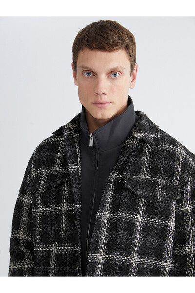 LC Waikiki I Standart Fit Checkered Men's Shirt Jacket from Freezen Store
