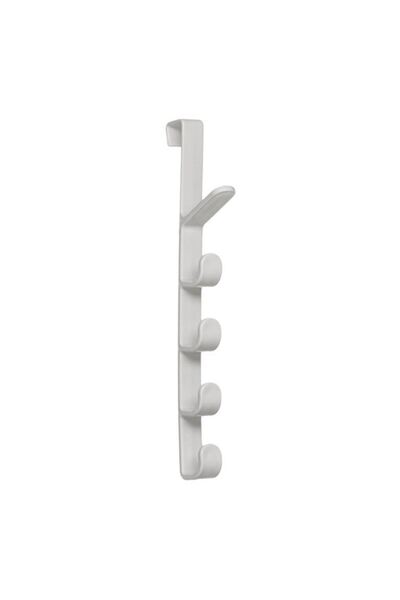 OEM Cârlige pentru Ușă și Dulap, Alb, 4 cârlige, 2x28cm, 28cm, 2cm, 4, 5