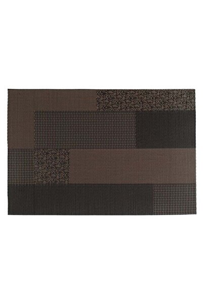 OEM Suport Pentru Farfurii, Maro, Simplu, Piele artificială, 45x30cm