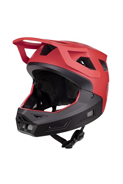 Force Casca downhill DROP, roșu-negru L-XL (58-61 cm)