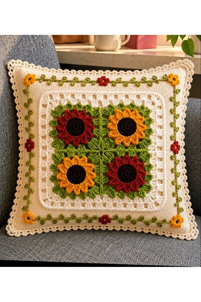 GNY TASARIM Knitted Pillowcase 35X35